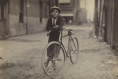 Messenger Boy for Mackay Telegraph Company, Waco, Texas by Lewis Wickes Hine